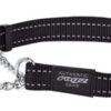 ROGZ FOR DOGS FANBELT HALFSLIP HALSBAND ZWART