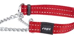 ROGZ FOR DOGS SNAKE HALFSLIP HALSBAND ROOD