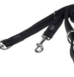 ROGZ FOR DOGS LUMBERJACK MULTIPURPOSE LIJN ZWART