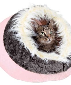 TRIXIE KATTENMAND IGLO MINOU ROZE / GRIJS