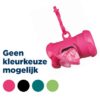 TRIXIE POEPZAKHOUDER BOTVORM MET POEPZAKJES ASSORTI