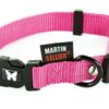 MARTIN HALSBAND VERSTELBAAR NYLON ROZE