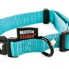 MARTIN HALSBAND VERSTELBAAR NYLON TURQUOISE