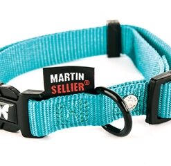 MARTIN HALSBAND VERSTELBAAR NYLON TURQUOISE