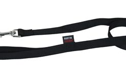 MARTIN HONDENRIEM BASIC NYLON ZWART