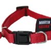 KATTENHALSBAND NYLON UNI ROOD