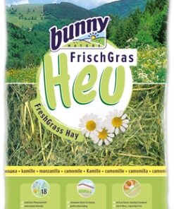 BUNNY NATURE VERS GRAS HOOI MET KAMILLE