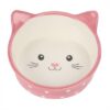HAPPY PET VOERBAK KAT POLKA ROZE / CREME