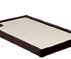 TRIXIE KRABMAT MET PLUCHE RAND BRUIN / NATUREL