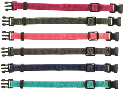 TRIXIE PUPPY HALSBANDSET FUCHSIA/GRAFIET/INDIGO/BOSGROEN/KORAAL