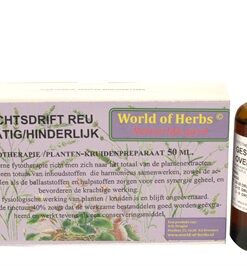 WORLD OF HERBS FYTOTHERAPIE OVERMATIGE GESLACHTSDRIFT REU