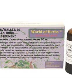 WORLD OF HERBS FYTOTHERAPIE TESTIKEL / BALLETJES INDALEN HOND