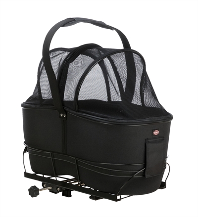 TRIXIE FIETSMAND BAGAGE DRAGER BREED ZWART