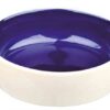 TRIXIE VOERBAK KAT KERAMIEK CREME / BLAUW