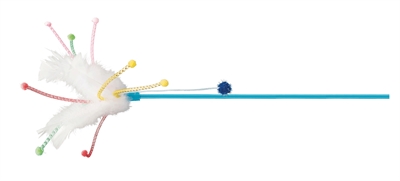 TRIXIE KATTEN SPEELSTOK MET VEREN ASSORTI