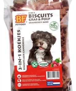 BF PETFOOD 3 IN 1 HONDENKOEKJES MET CRANBERRY MINI