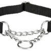 TRIXIE HALSBAND HOND PREMIUM HALFSLIP HALSBAND ZWART