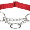 TRIXIE HALSBAND HOND PREMIUM HALFSLIP HALSBAND ROOD