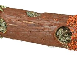 TRIXIE TUNNELBUIS MET HOOI EN HIBISCUSBLOESEM / WORTEL / ERWT