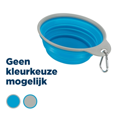 TRIXIE VOERBAK / DRINKBAK REIS STEVIGE RAND SILICONEN ASSORTI