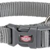 TRIXIE HALSBAND HOND PREMIUM GRAFIET GRIJS
