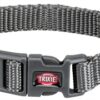 TRIXIE HALSBAND HOND PREMIUM GRAFIET GRIJS