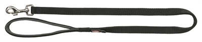 TRIXIE HONDENRIEM PREMIUM ZWART