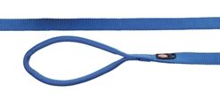 TRIXIE HONDENRIEM PREMIUM ROYAL BLAUW