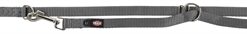 TRIXIE HONDENRIEM PREMIUM VERSTELBAAR GRAFIET GRIJS