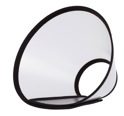 TRIXIE BESCHERMKRAAG MET KLITTENBAND KUNSTSTOF TRANSPARANT