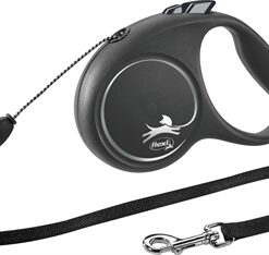 FLEXI ROLLIJN BLACK DESIGN CORD ZWART