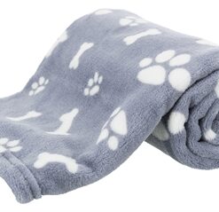 TRIXIE HONDENDEKEN KENNY FLEECE BOT / POOTJES BLAUW