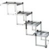 TRIXIE VOUWTRAP 4-DELIG ALUMINIUM / KUNSTSTOF / TPR TOT 75 KG