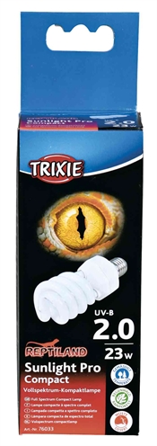 TRIXIE REPTILAND SUNLIGHT PRO COMPACT 2.0 UV-B LAMP