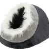 TRIXIE KATTENMAND IGLO MINOU DONKERGRIJS / LICHTGRIJS