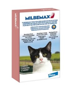 MILBEMAX TABLET ONTWORMING KLEINE KAT / KITTEN 2TBL