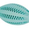 TRIXIE DENTA FUN RUGBY BAL RUBBER MUNTSMAAK