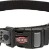 TRIXIE HALSBAND HOND SILVER REFLECT ZWART / ZILVERGRIJS
