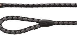 TRIXIE HONDENRIEM CAVO ZWART / GRIJS