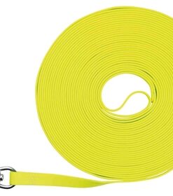 TRIXIE HONDENRIEM EASY LIFE SLEEPLIJN NEON GEEL