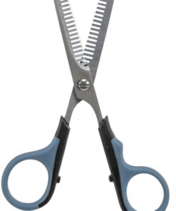 TRIXIE EFFILEERSCHAAR DUBBELZIJDIG KUNSTSTOF / RVS