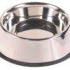 TRIXIE VOERBAK RVS / RUBBERRING