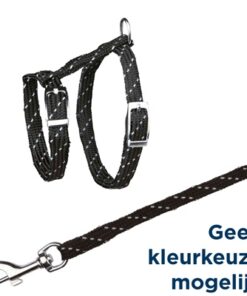 TRIXIE KITTENTUIG MET RIEM REFLECTEREND ASSORTI