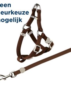 TRIXIE KATTENTUIG ONE TOUCH MET RIEM ASSORTI