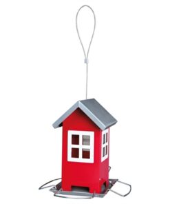 TRIXIE VOEDERHUIS METAAL ROOD