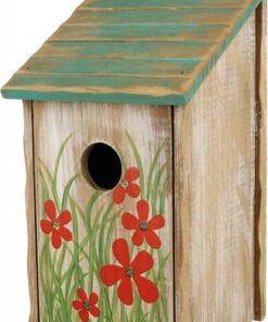 TRIXIE NESTKASTJE BESCHILDERD HOUT