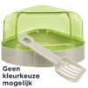 TRIXIE HOEKTOILET MET DAK ASSORTI