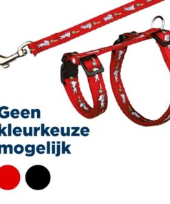 TRIXIE TUIG MET RIEM KONIJNEN HAAS-WORTEL-MOTIEF ASSORTI
