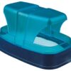 TRIXIE ZANDBAD MUIZEN / HAMSTERS KUNSTSTOF GRIJS / TURQUOISE