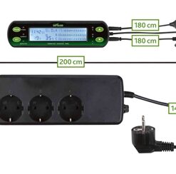 TRIXIE REPTILAND THERMOMETER / HYGROSTAAT DIGITAAL 3 SCHAKELINGEN